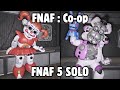 Roblox FNAF Co Op FNAF 5 Full Solo Walkthrough