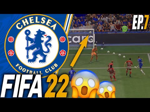 INCREBIBLE ZIYECH VOLLEY GOAL OF THE SEASON!!! 😱 - FIFA 22 Chelsea Career Mode Mod EP7
