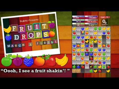 Fruit Drops - Match three game Video