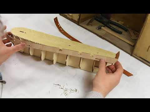 13- Colocación de la armadura. HMS Terror - Modelismo Naval