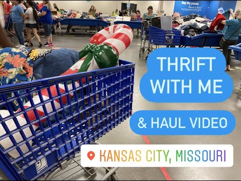 "KILLING IT" IN The KC KANSAS CITY, MO Goodwill Bins Outlet ~ Thrift with me & HAUL