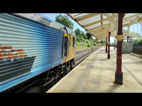 British Gypsum Freight Move GBRf 66709 6E97 Hellifield 07/07/2023