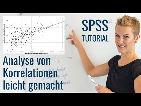 Korrelationen und Streudiagramme mit SPSS erstellen