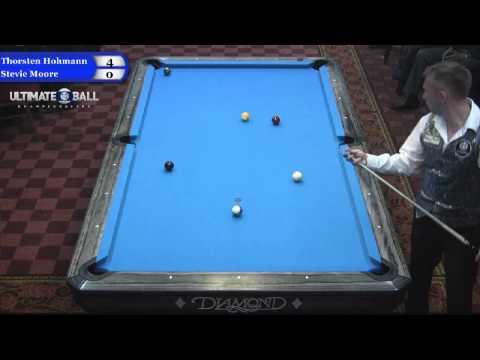 Thorsten Hohmann vs Stevie Moore at the Ultimate 10-Ball Championships