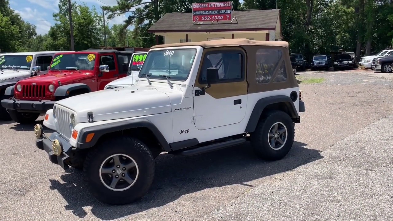 Here's a 21 Year Old 1998 Jeep Wrangler Sport for just $6800 ...