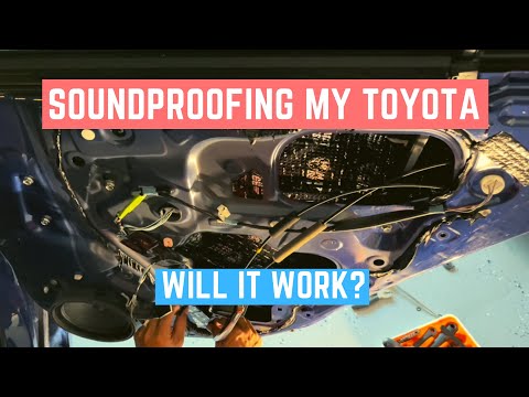 Installing Sound Deadening / Soundproofing Mat66 in Toyota!