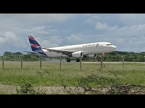 Latam Airlines Airbus A320-A20 Pousando no Aeroporto de Parnaiba Pi 02/04/2026.