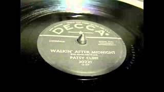 Patsy Cline - Walkin' After Midnight 78 rpm!