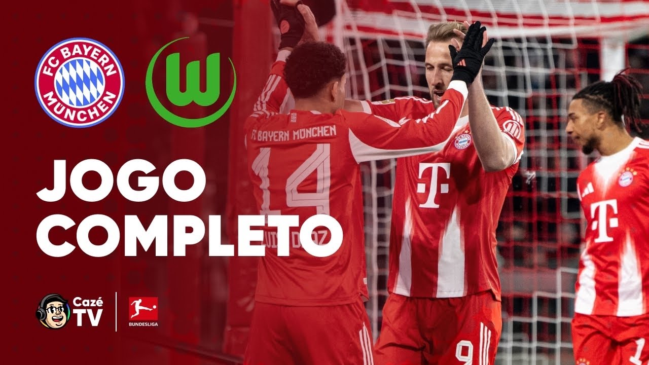 AO VIVO: BAYERN DE MUNIQUE X WOLFSBURG | BUNDESLIGA 2026 | 16ª RODADA