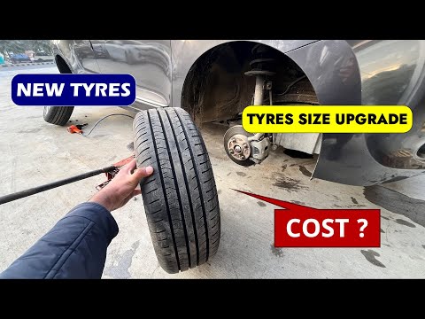 Upgrading Tyre size in Baleno | Best Tyres | Apollo | Bridgestone | #newtyres #balenotyres #baleno