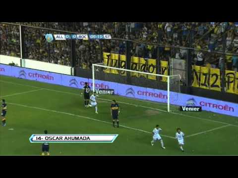 Gol de Ahumada. All Boys 1 Boca 0. Fecha 3. Torneo Final 2013. Fútbol Para Todos.