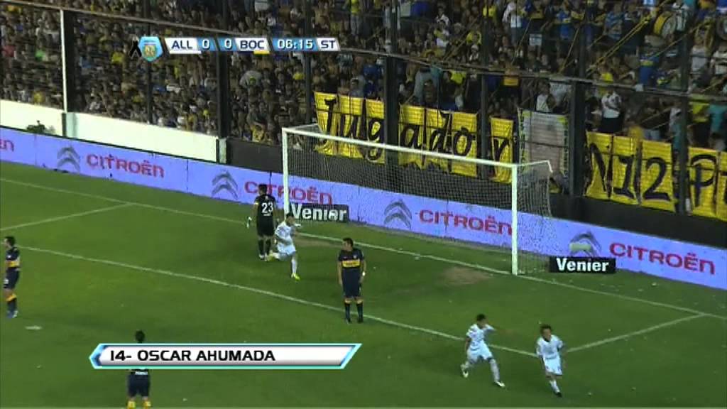 Gol de Ahumada. All Boys 1 Boca 0. Fecha 3. Torneo Final 2013. Fútbol Para Todos.