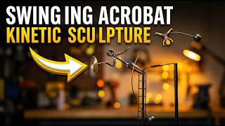 3D Creations Swinging Acrobat Kinetic Sculpture 😎 Gadgetify