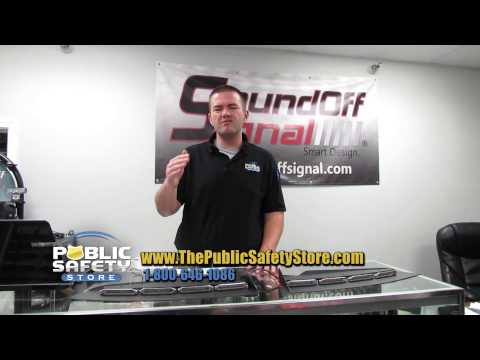 www.ThePublicSafetyStore.com - SoundOff Signal nForce Interior Lightbar
