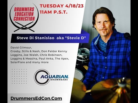 Steve Di Stanislao aka "Stevie D" Talk to Drummers Education Connection