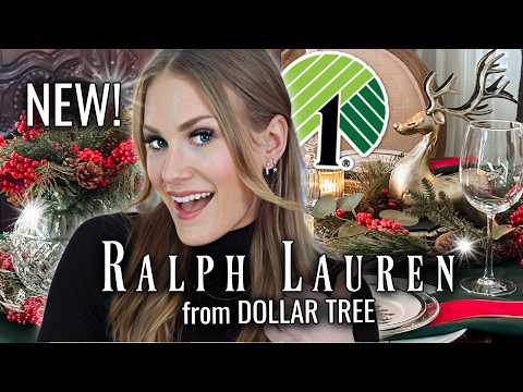 Dollar Tree Ralph Lauren Decor (ALL NEW!) 🎁 Luxury Christmas 2025
