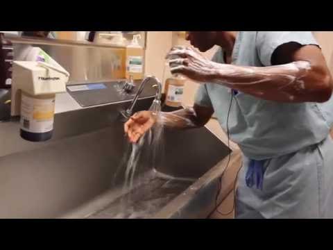 Wash your hands with surgical precision