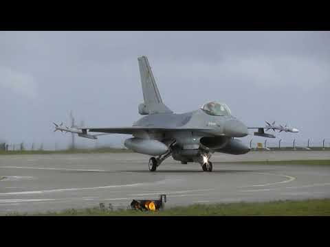 RAF Waddington Cobra Warrior BAF F-16AM Arrivals 01/03/23