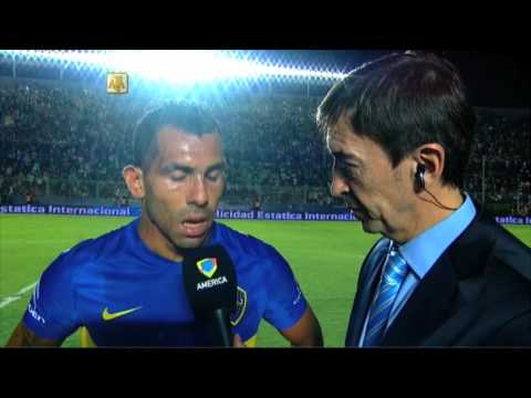Tevez: "Empezar a ganar".  San Martín SJ 0 - Boca 1. Fecha 3. Primera División 2015.