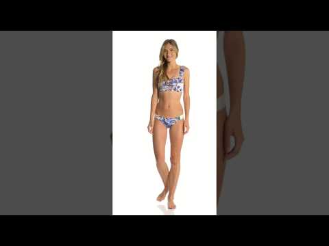 Maaji Swimwear Hashtag Blue Lover 4 Way Bikini Top | SwimOutlet.com