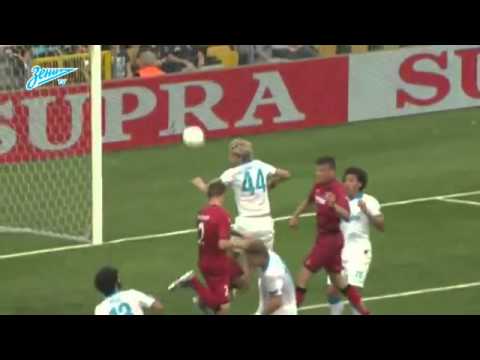 Зенит  - Нордшелланн-Лига Чемпионов гол Романа Широкова(HD) 07.08.13