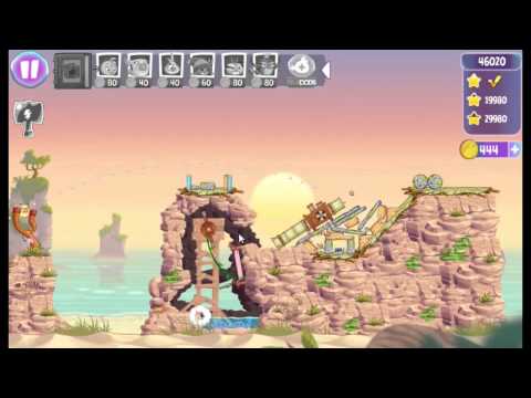 Angry Birds Stella Beach Day Android Gameplay Level 54