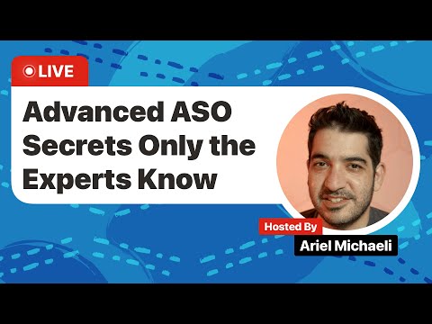 LIVE - Advanced ASO Secrets Only the Experts Know thumbnail