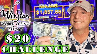 Can You Win BIG With $20 on 5 slot machines At Winstar Casino