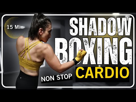 15-Minute SHADOW BOXING Workout – Burn Calories Fast with No Equipment! 💥| Sylvia Nasser