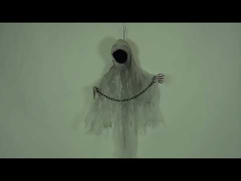 Faceless Chain Ghost - Haunting Halloween Decoration for Your Spooky Haunted House!