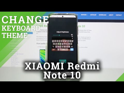 How to Set Custom Keyboard Theme on XIAOMI Redmi Note 10 – Customize Keyboard Theme