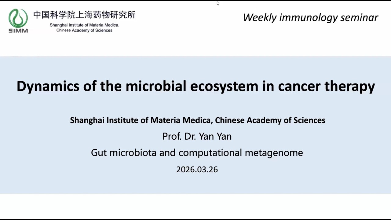 Dynamics of the microbial ecosystem in cancer therapy
