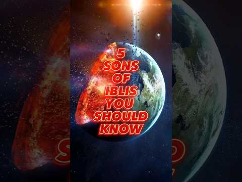 5 SONS OF IBLIS AND THEIR WORK 😱 #shorts #youtubeshorts #iblis #islam