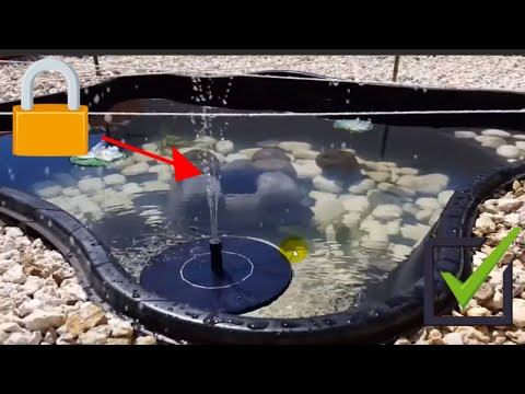 How To Keep A Bird Bath Solar Fountain in Place and ...