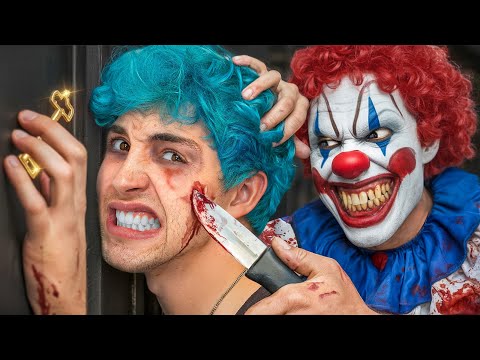 ESTOY ATRAPADO CON UN PAYASO ASESINO!! 