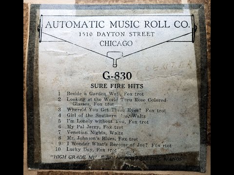 "Beside a Garden Wall", Fox Trot:  1926 JP Seeburg KT Special: