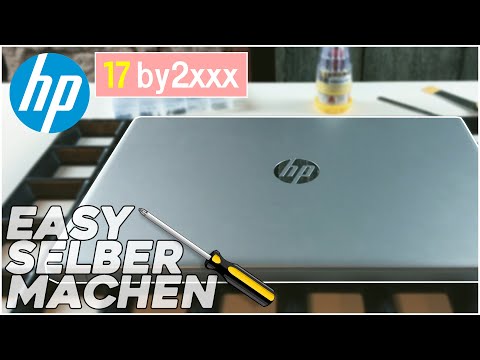 HP 17-by2xxx von Innen - RAM, SSD, Akku, Lüfter wechseln - Guide
