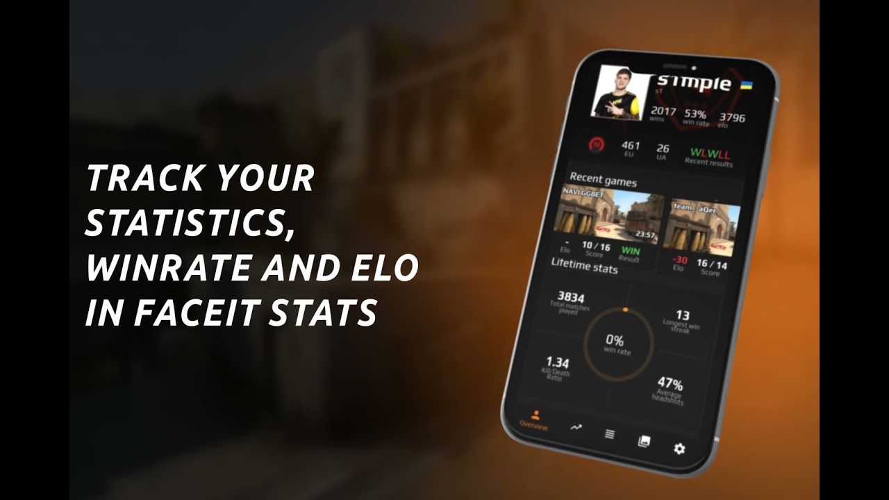 Faceit Stats App Explainer
