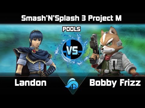 Smash n Splash 3 Project M Singles Pools - Landon (Marth) vs. Bobby Frizz (Fox)