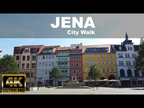 JENA City Walk |  4K UHD | ⛅ | 🇩🇪 | GERMANY