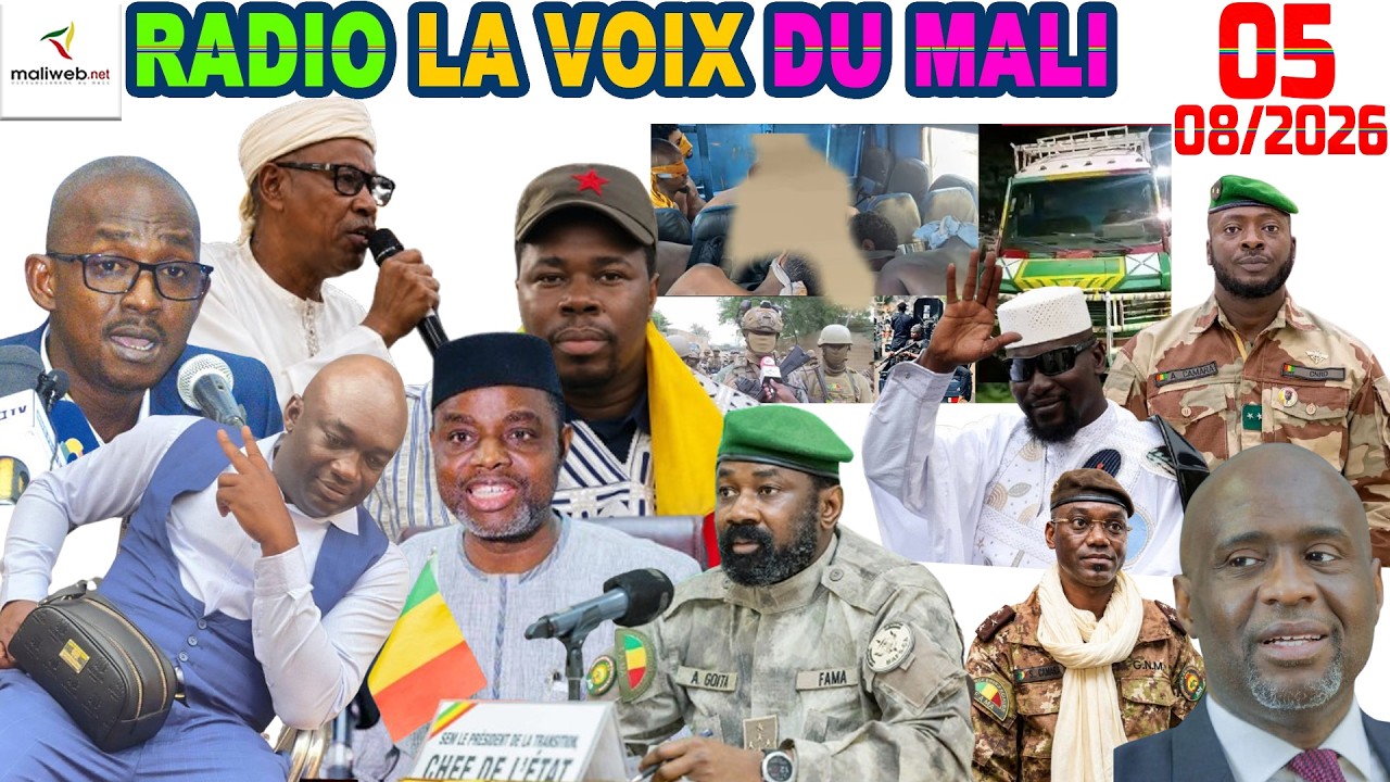 La Revue de Presse de la RADIO LA VOIX DU MALI du 05 Août 2026