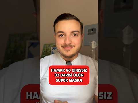 Üz qırışlarına qarşı, cavanlaşdırıcı təbii maska 🤩👍🏼
