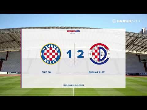 [SAŽETAK] Hajduk II - Dugopolje 1:2 I 31. kolo Druge HNL