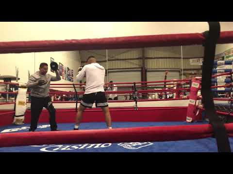 Rising Boxing Star Karlos Balderas on the Mitts