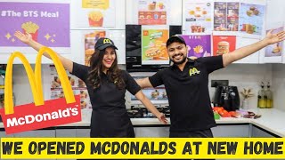 We opened a REAL McDonald's in our NEW HOME ! 🍔