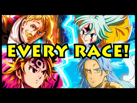 Every Race in Seven Deadly Sins + Sequel Explained! All Clans and Races in Nanatsu no Taizai & 4KOTA
