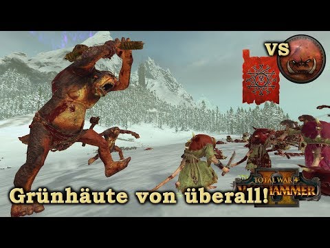Grünhäute von überall vs Skaven - Total War: Warhammer 2 deutsch