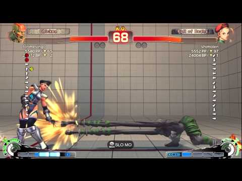 Torimeshi (Dhalsim) vs Hiroshi (Abel), Shimolen (Cammy) - AE 2012 Matches *720p*