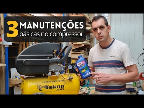 3 manutenções básicas no compressor de ar