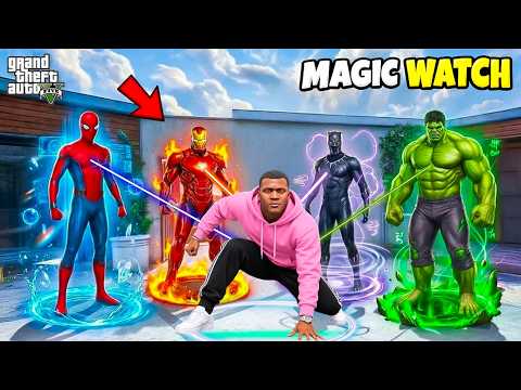 GTA 5 : Franklin Unlocks Every Superhero Power With A Magic Watch in Gta 5 in Tamil | GTA 5 !